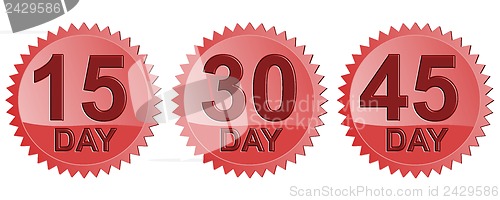 Image of Number Days in Red Seal Icon