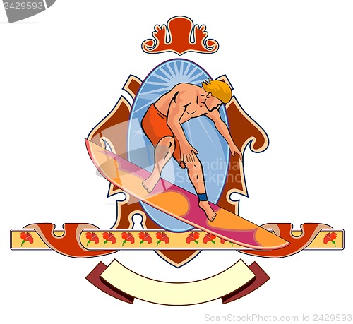 Image of Surfer Retro