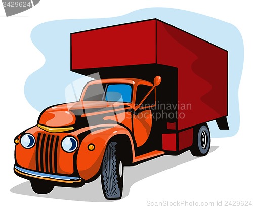 Image of Truck Movers Vintage Retro