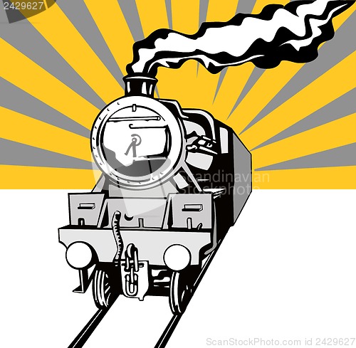 Image of Vintage Train Retro
