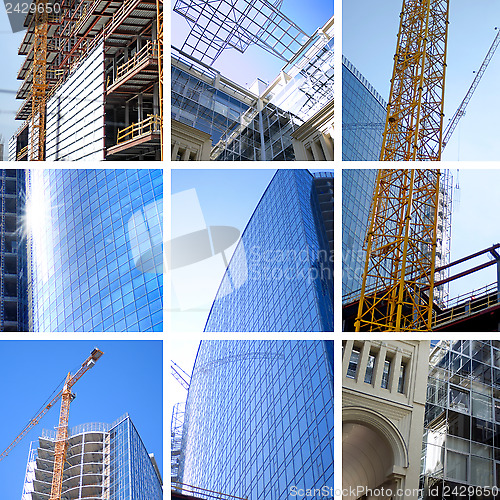 Image of collage of construction