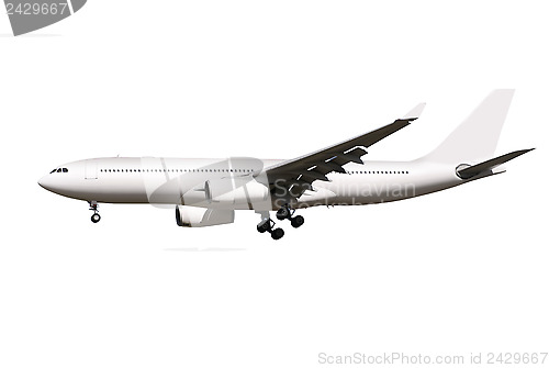 Image of plane on white background