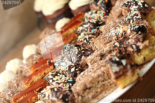 Image of diversified cookies on plate