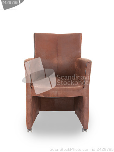 Image of Leather dining room chair 