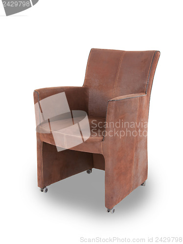 Image of Leather dining room chair 