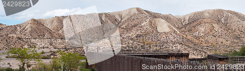 Image of Scenic desert landscape in Tabernas, panorama