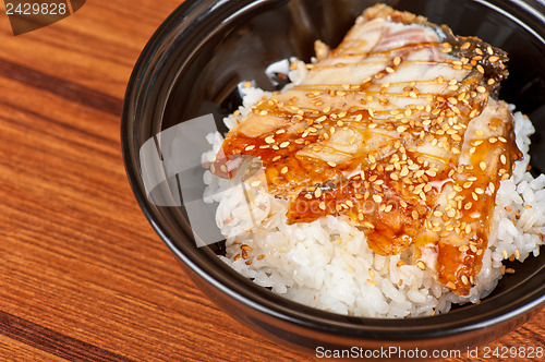 Image of eel with rice