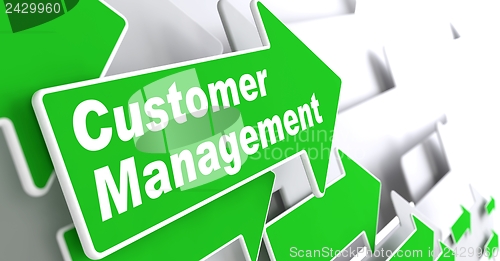 Image of Customer Management. Business Concept.