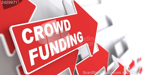 Image of Crowd Funding. Internet Concept.