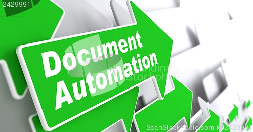Image of Document Automation. Business Concept.