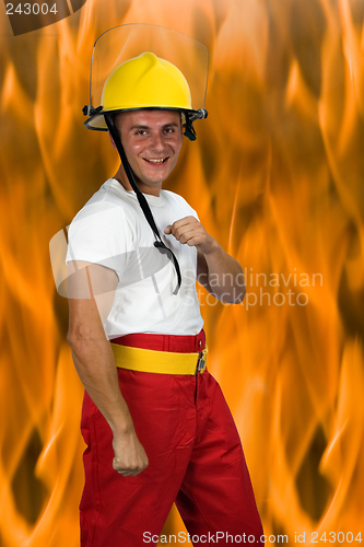 Image of firefighter