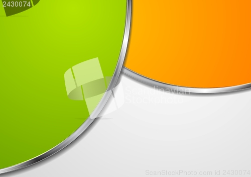 Image of Modern colourful vector design template