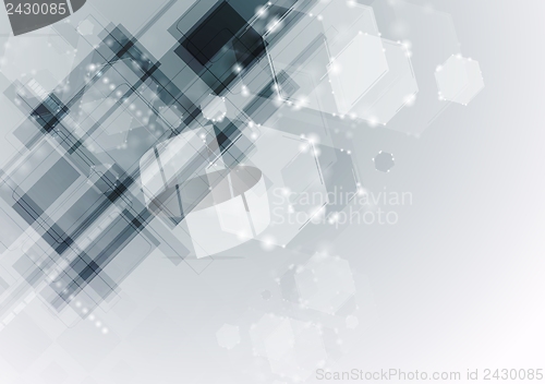 Image of Modern vector hi-tech backdrop template