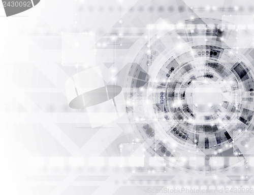 Image of Abstract modern technology vector template