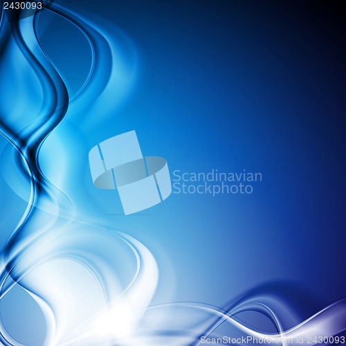 Image of Abstract vector waves template