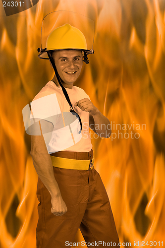 Image of firefighter