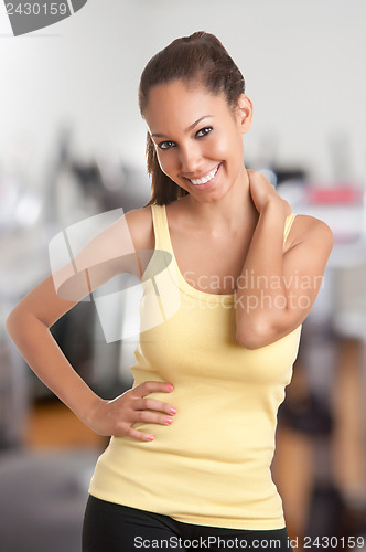 Image of Fit Woman Relaxing