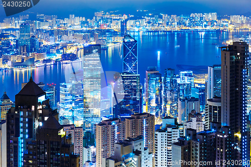 Image of Hong Kong landmark from The peak