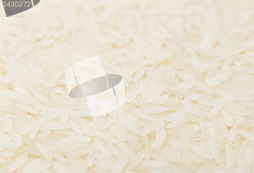 Image of Uncooked white rice 