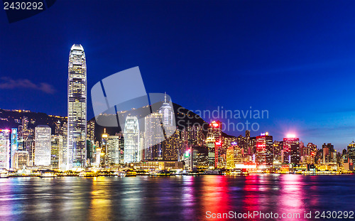 Image of Hong Kong at night