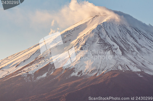 Image of Mt. Fuji close up