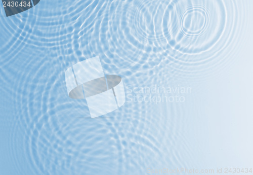 Image of Water ripple background in blue color