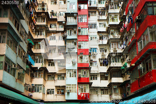 Image of Old residential building in Hong Kong