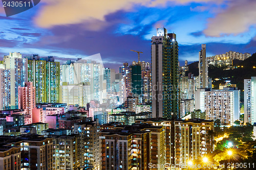 Image of Kowloon downtown in Hong Kong