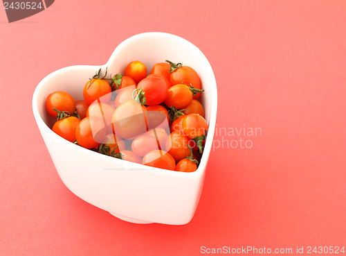 Image of Cherry tomato with love