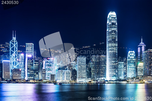 Image of Hong Kong landmark at night