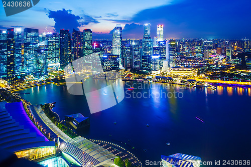 Image of Singapore at night