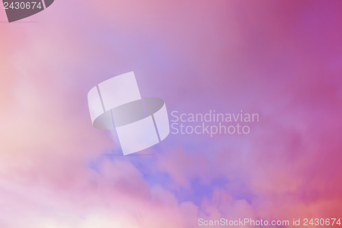 Image of Cloudscape during sunset