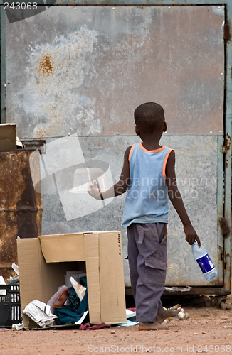 Image of poverty african child