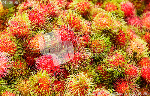 Image of Red rambutan