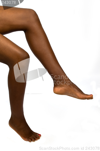 Image of African woman legs