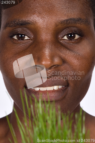 Image of African woman portrait