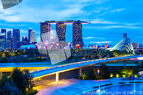 Image of Singapore night