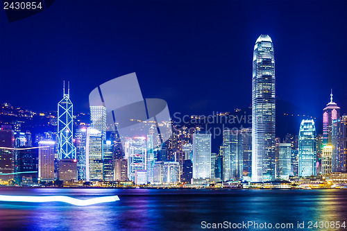 Image of Hong Kong at night