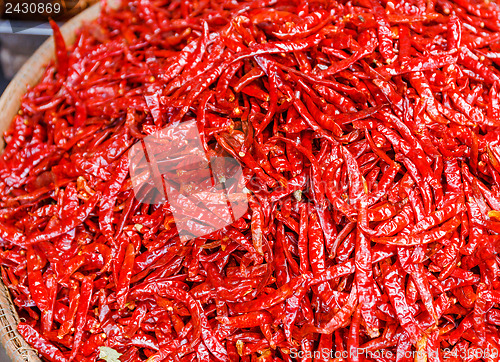 Image of Red Chili peppers for dehydration