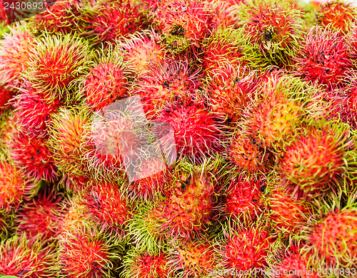 Image of Red rambutan