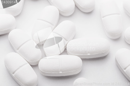 Image of White drugs close up