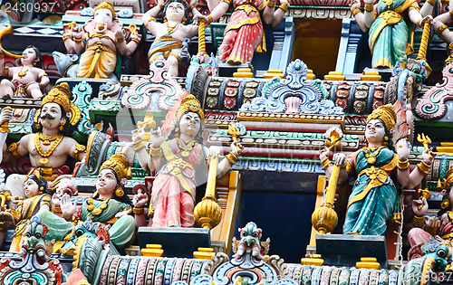 Image of Hindu temple statue