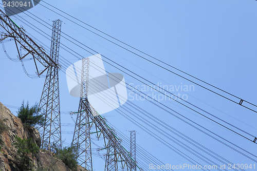 Image of Power distribution tower