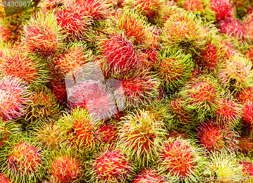 Image of Red rambutan