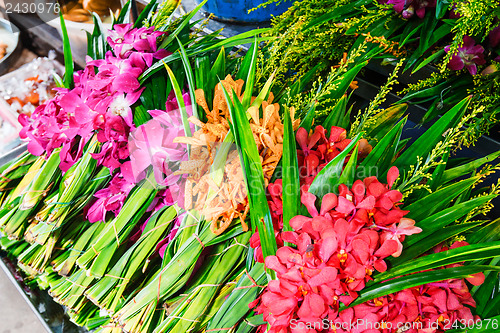 Image of Colorful flower for worship