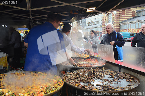 Image of HELSINKI, FINLAND ? OKTOBER 2012: The Helsinki Baltic Herring Fa