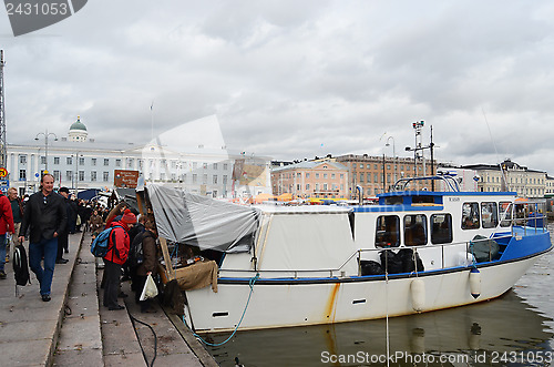 Image of HELSINKI, FINLAND ? OKTOBER 2012: The Helsinki Baltic Herring Fa