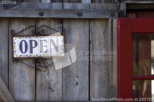 Image of Open sign