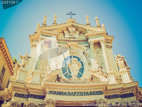 Image of Retro look Santa Cristina and San Carlo church