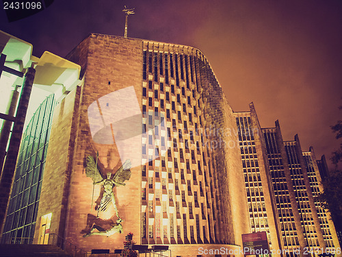 Image of Retro look Coventry Cathedral